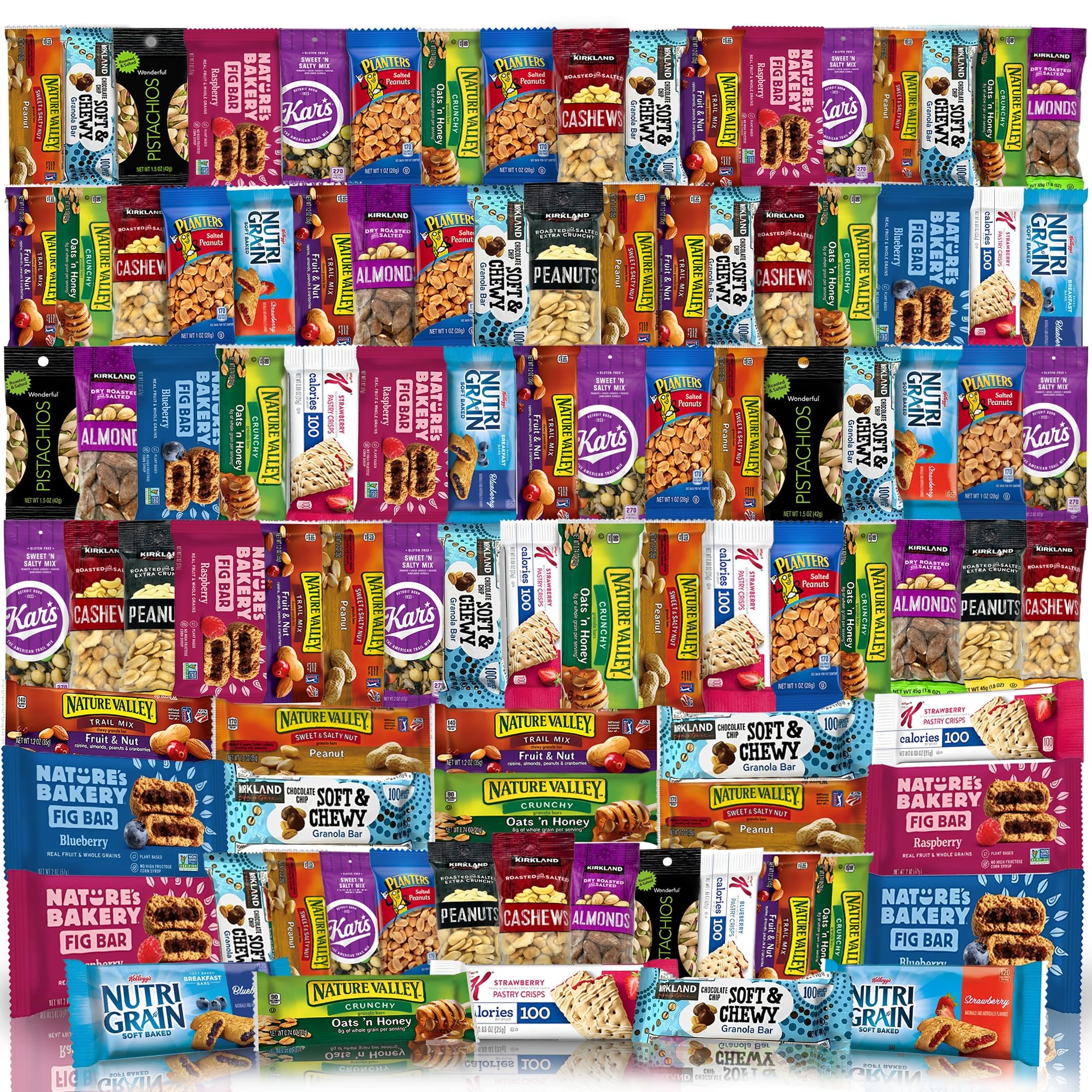 Veratify caja frontal con 101 snacks listos para compartir y regalar