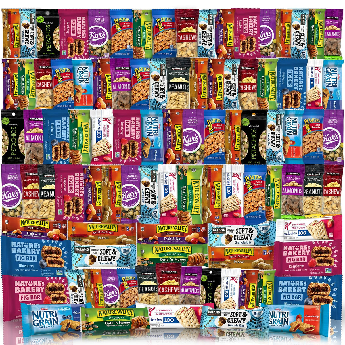 Veratify caja frontal con 101 snacks listos para compartir y regalar