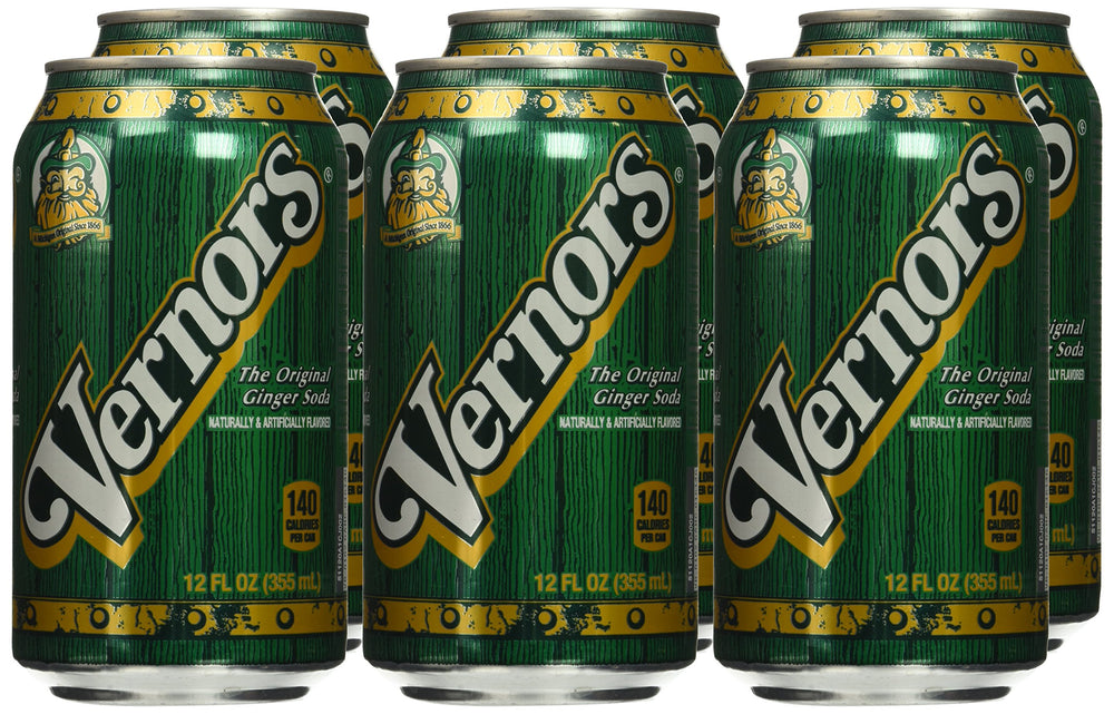 Vernors en mesa con alimentos, ilustrando maridaje y estilo de vida