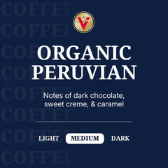 Victor Allen's Coffee cápsula en detalle con sello orgánico y fácil uso en Keurig