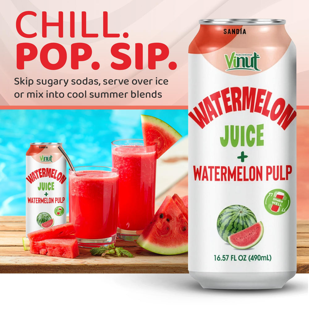 VINUT botella sostenida en mano, tamaño y escala claros