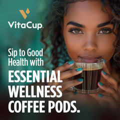 VitaCup cápsula detalle con sello de nitrógeno, mantiene aroma y sabor