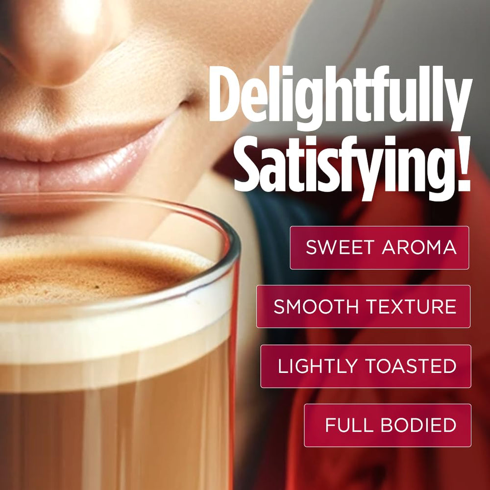 VitaCup escena de desayuno con cápsulas, vida activa y conveniencia