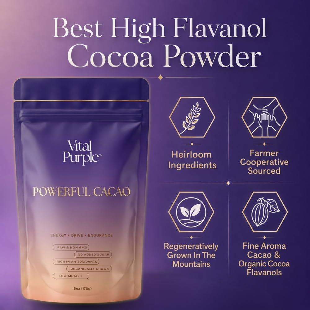 Vital Purple envase 6oz para comparar tamaño y porción