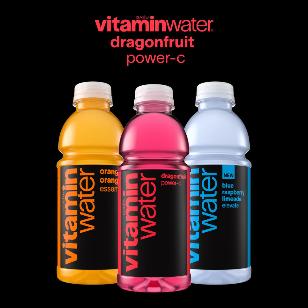 vitaminwater cierre y tapón fácil para transporte seguro