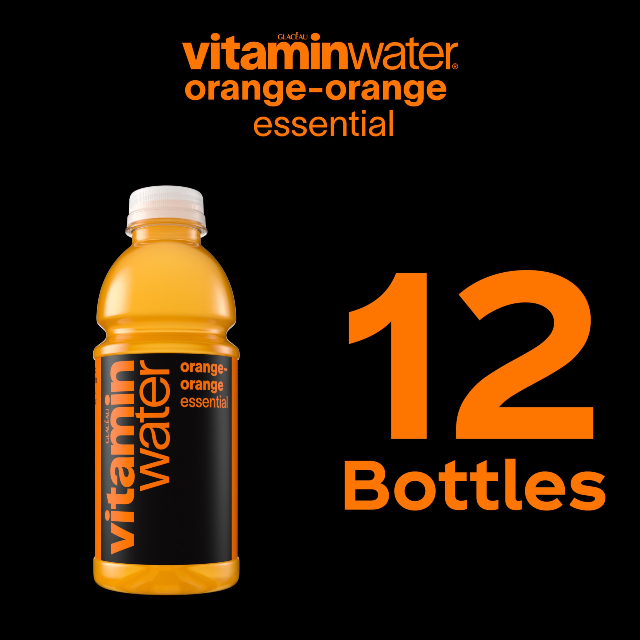 vitaminwater pack de 12 sobre mesa ideal para almacenamiento y suministro