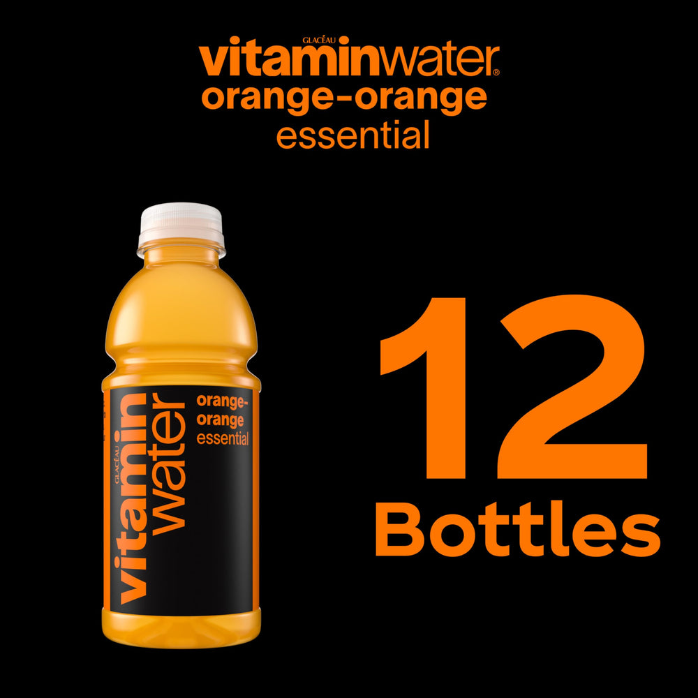 vitaminwater pack de 12 sobre mesa ideal para almacenamiento y suministro