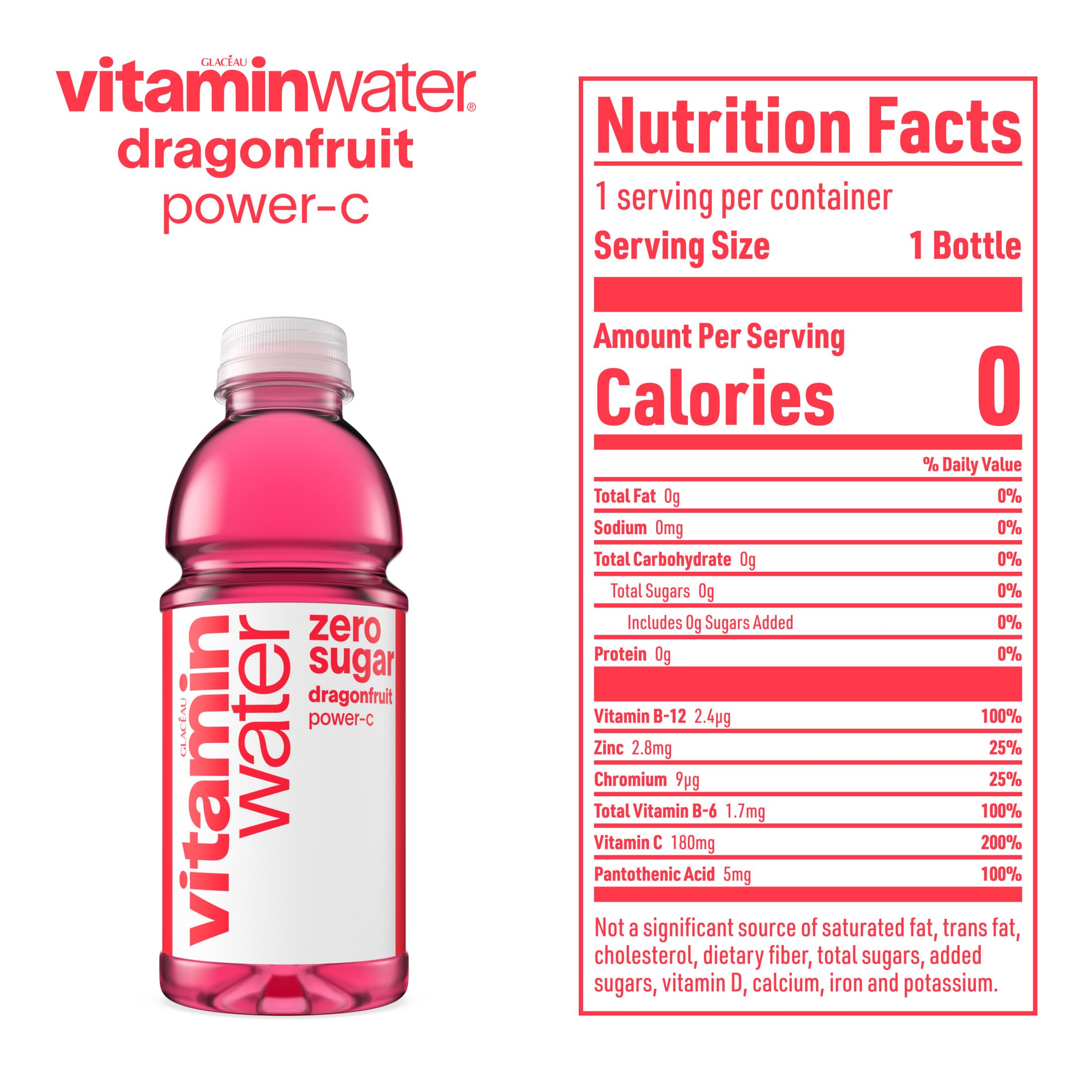 vitaminwater bebida Power-C en mesa lifestyle para momentos de consumo diario