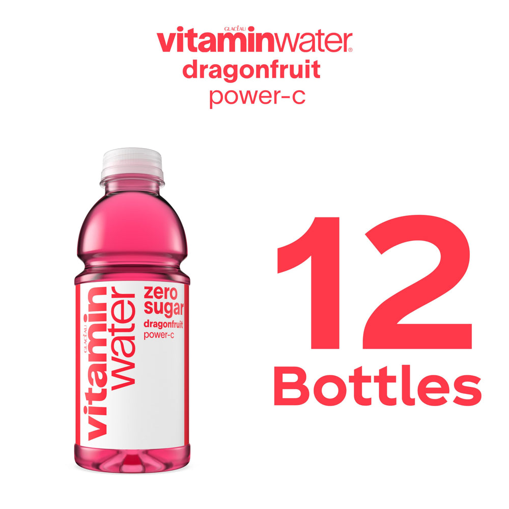 vitaminwater etiqueta nutricional con vitaminas y electrolitos visibles