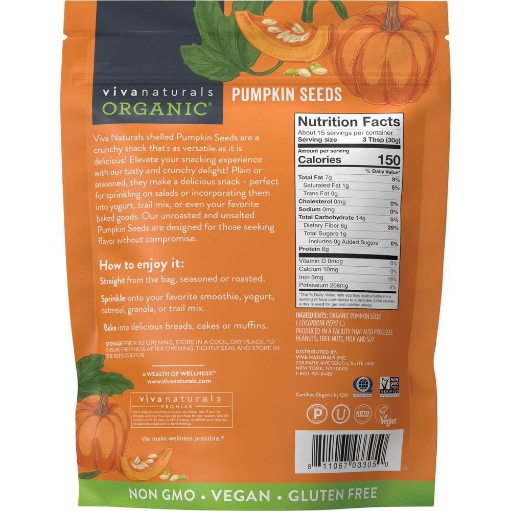 Viva Naturals bol con semillas como snack saludable, listo para consumir