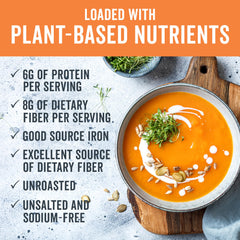 Viva Naturals semillas de calabaza añadidas a ensalada, crujido y nutrición