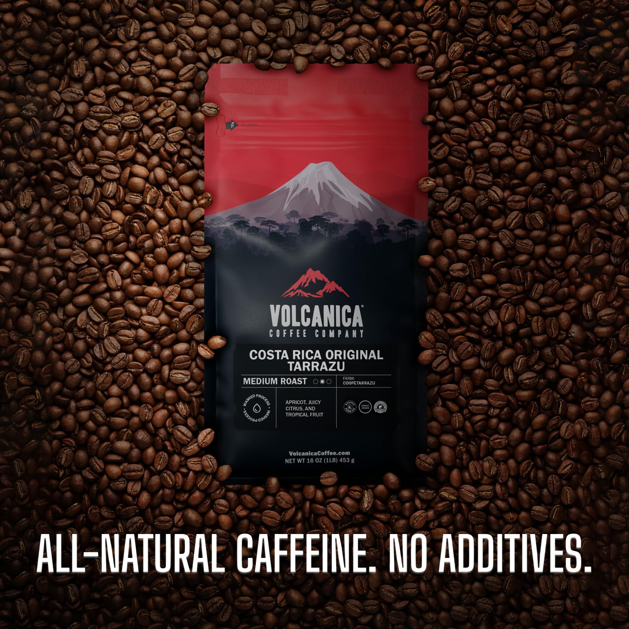 Volcanica café en prensa francesa resaltando extracción completa y cuerpo
