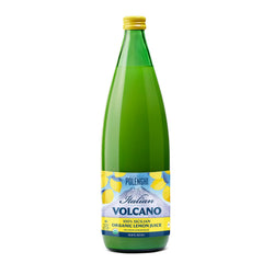 Volcano Bursts frente de la botella mostrando presentación y conveniencia