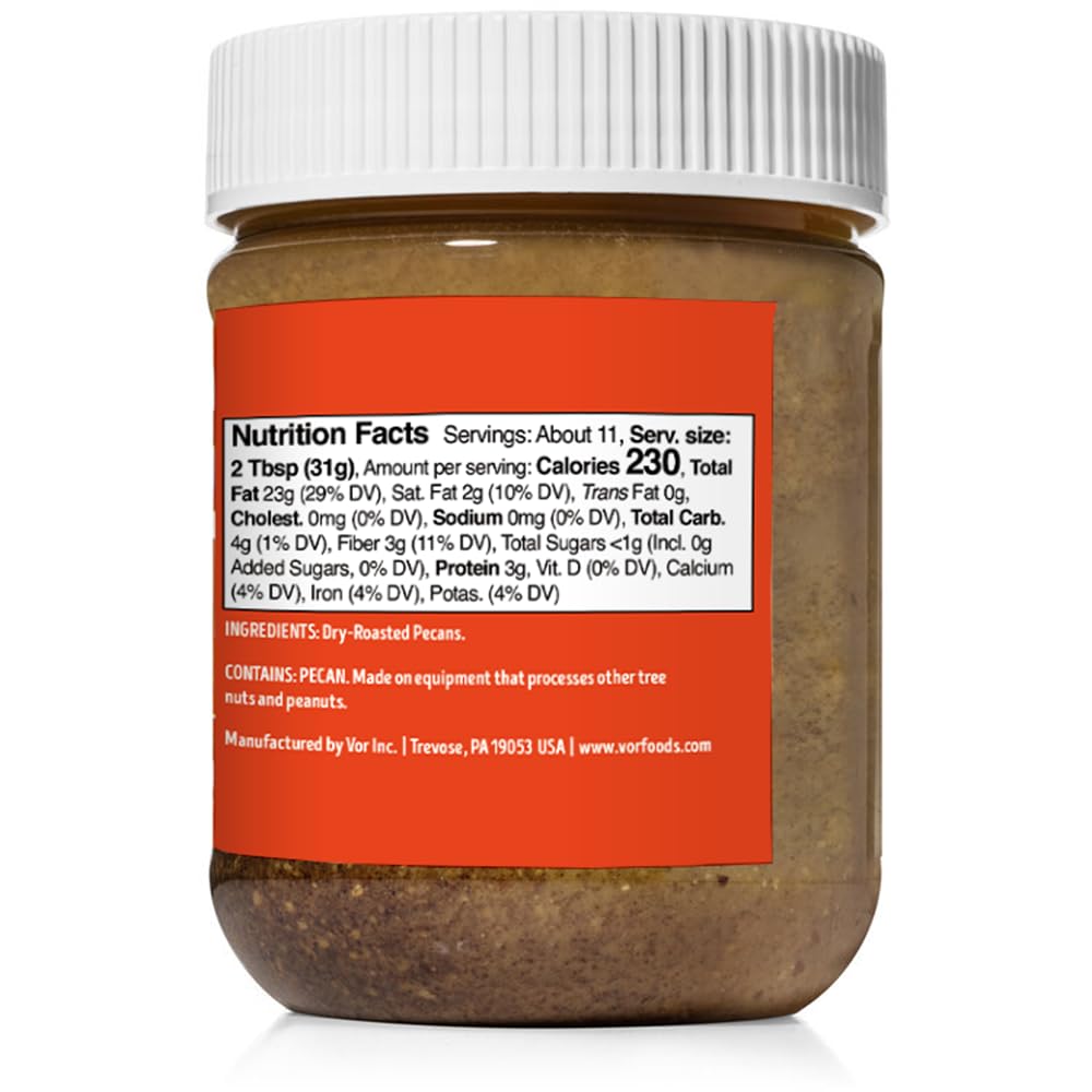 Vör Pecan Butter untada en tostada como snack saludable y sabor intenso
