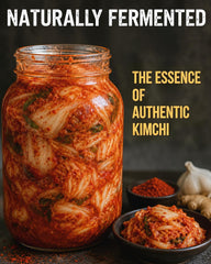 vSlice primer plano del kimchi deshidratado sabor umami intenso