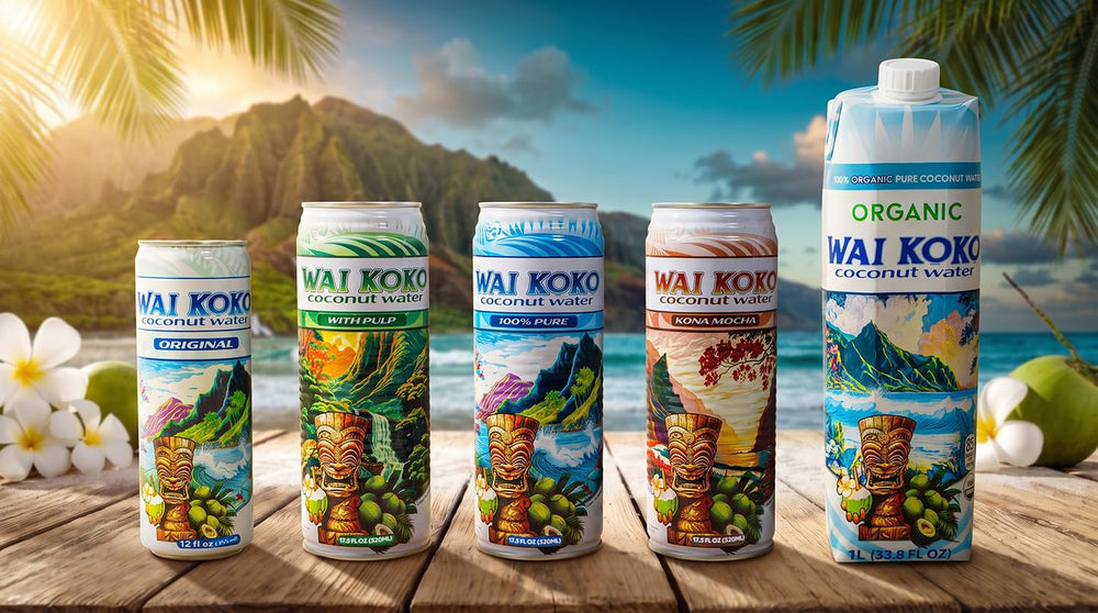 Wai Koko pack de seis cartones en cocina listo para uso diario y recetas