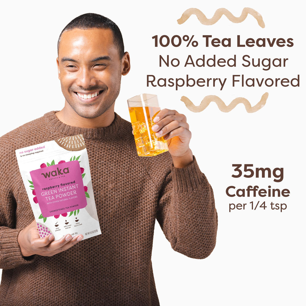 Waka Coffee bolsa resellable junto a objeto para comparar tamaño y porciones