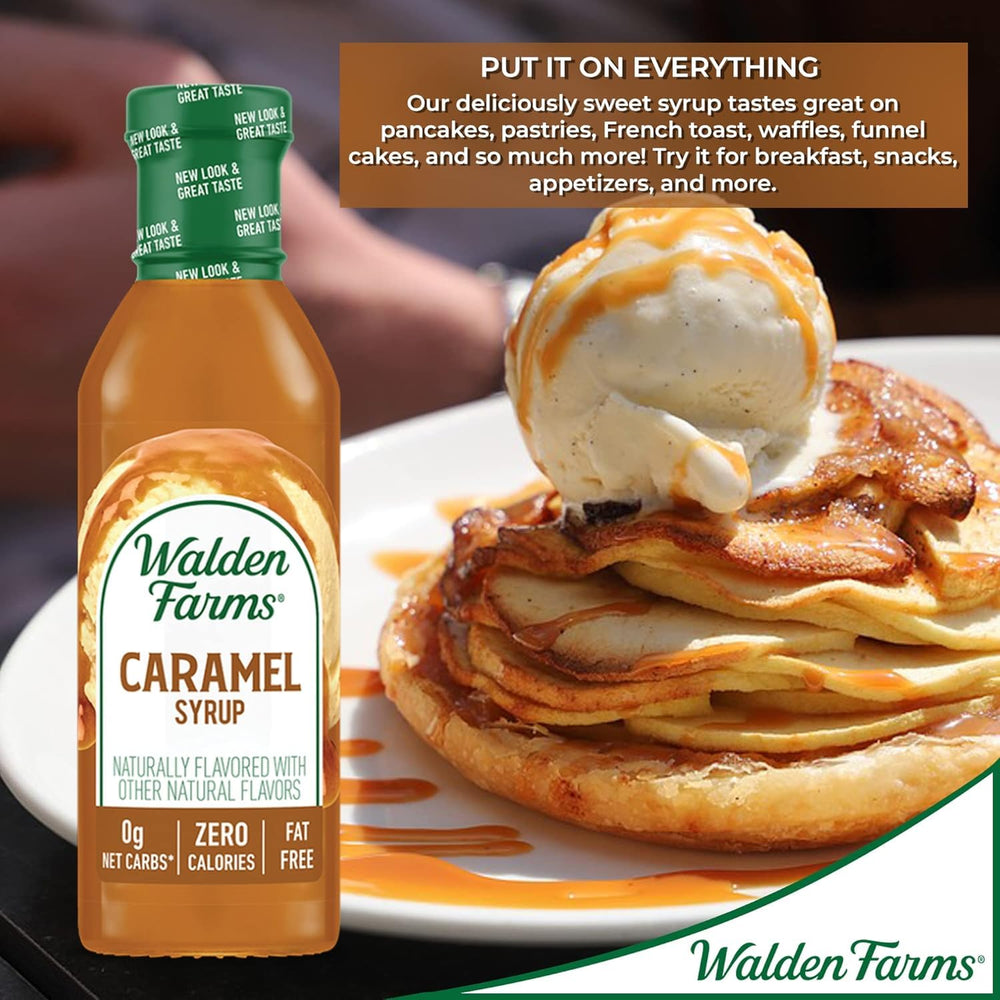 Walden Farms estilo de vida desayuno con jarabe, alternativa baja en calorías