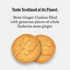 Walkers trozos de stem ginger en galleta que aportan sabor picante y dulce