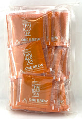 Wangderm té thai empaque frontal, práctico y auténtico para preparar té helado