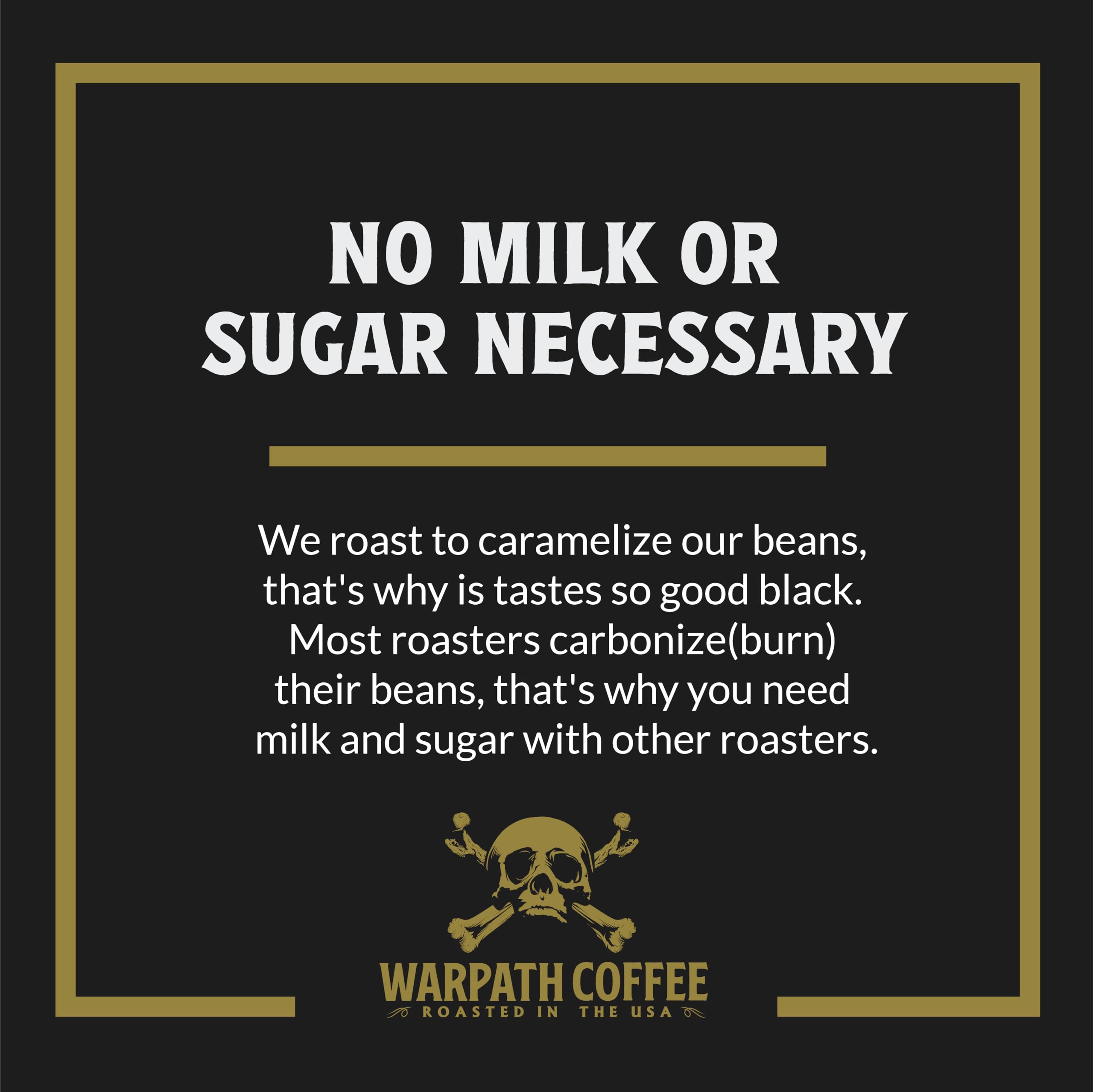 Warpath Coffee taza en desayuno activo transmitiendo energía y balance