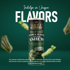 WASABI-O anacardos servidos en cuenco, listos para compartir
