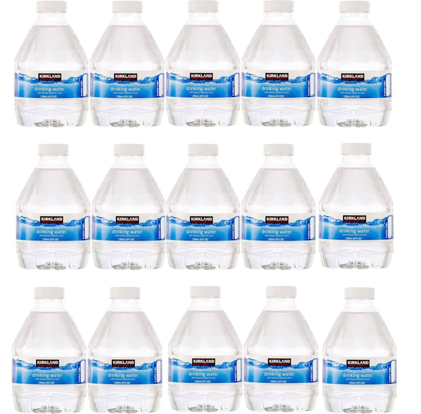 Generic botella Water Bottled frente del paquete de 15 para transporte y almacenamiento fácil