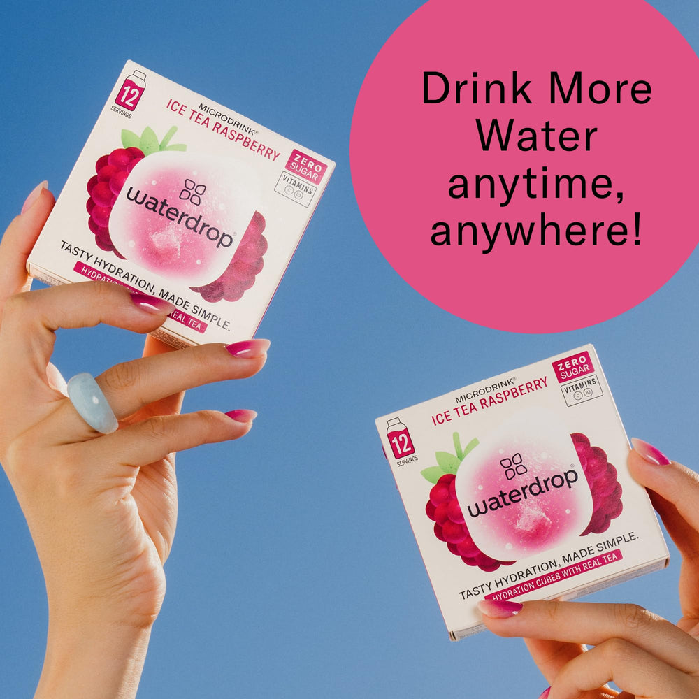 waterdrop MICRODRINK etiqueta nutricional enfocada en electrolitos y vitaminas