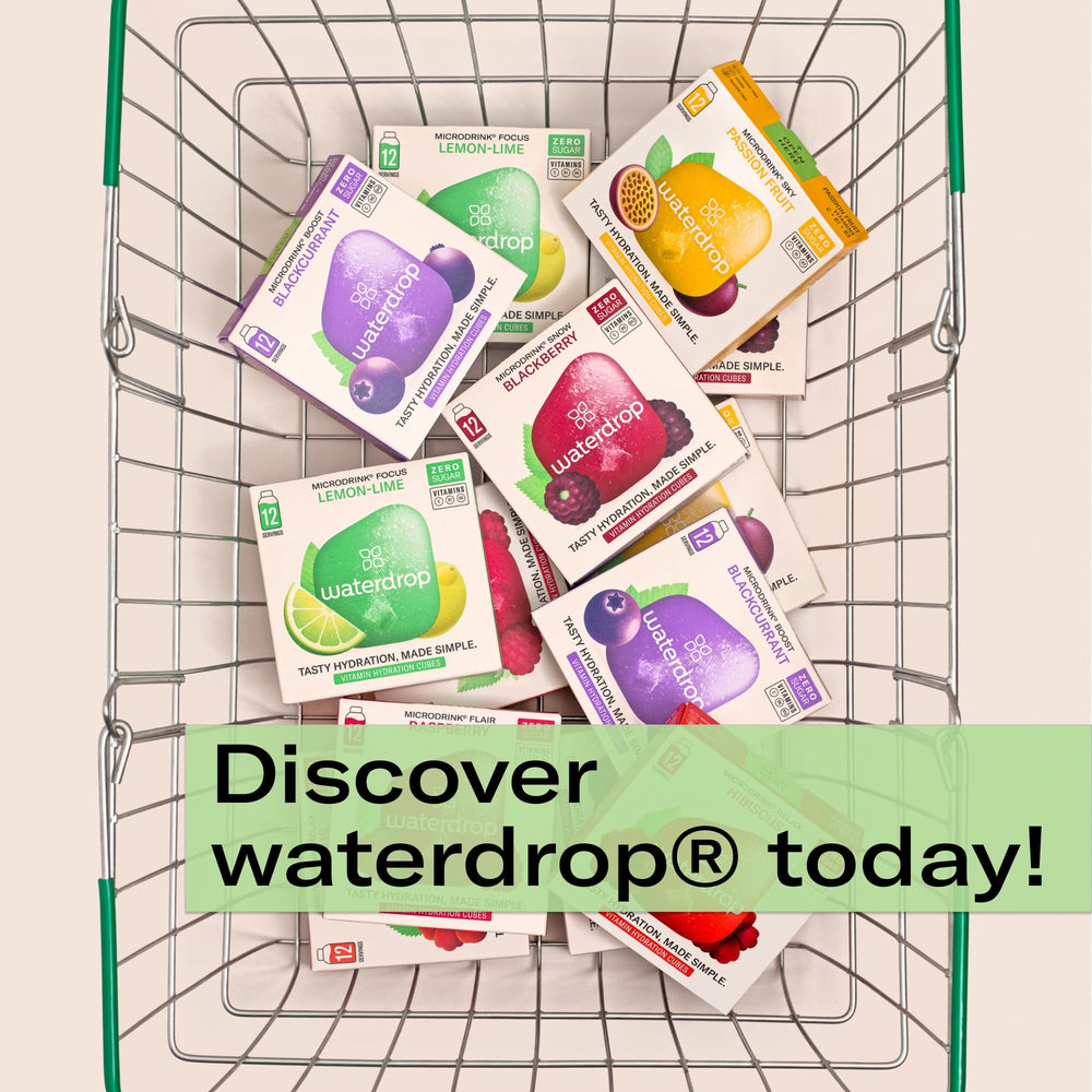 waterdrop MICRODRINK varios cubos de diferentes sabores, variedad para elegir