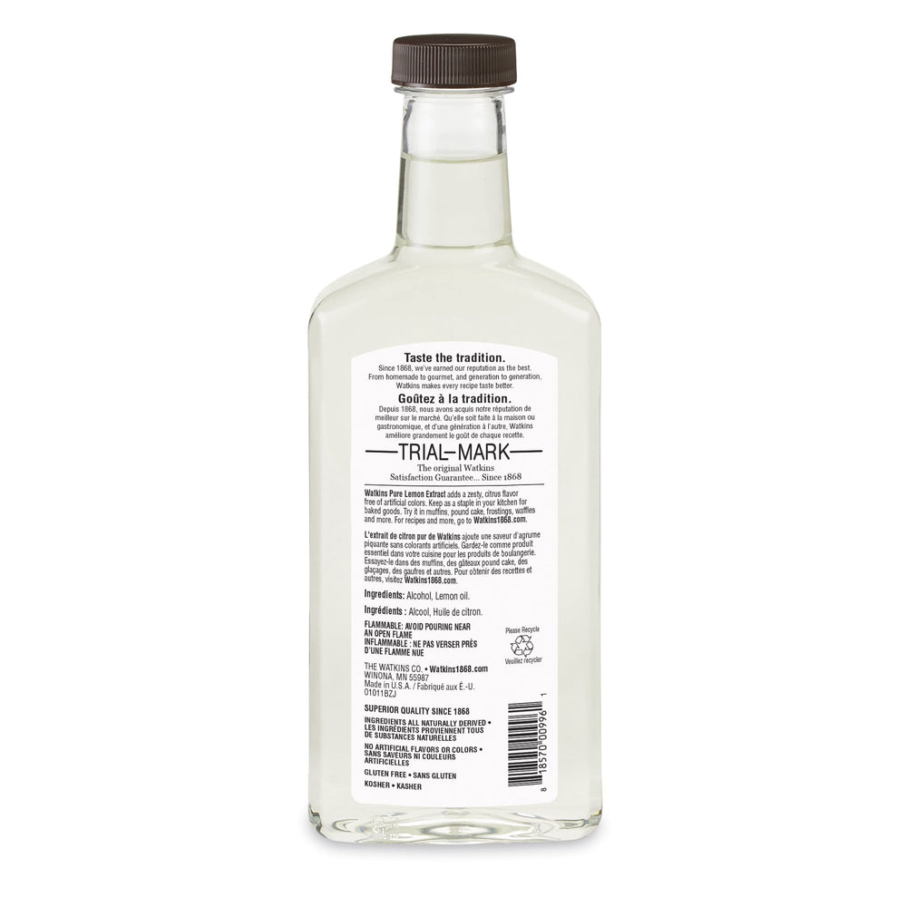 Watkins etiqueta con ingredientes y sellos que garantiza transparencia