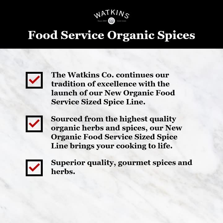 Watkins orégano etiqueta con certificaciones orgánico y kosher claras