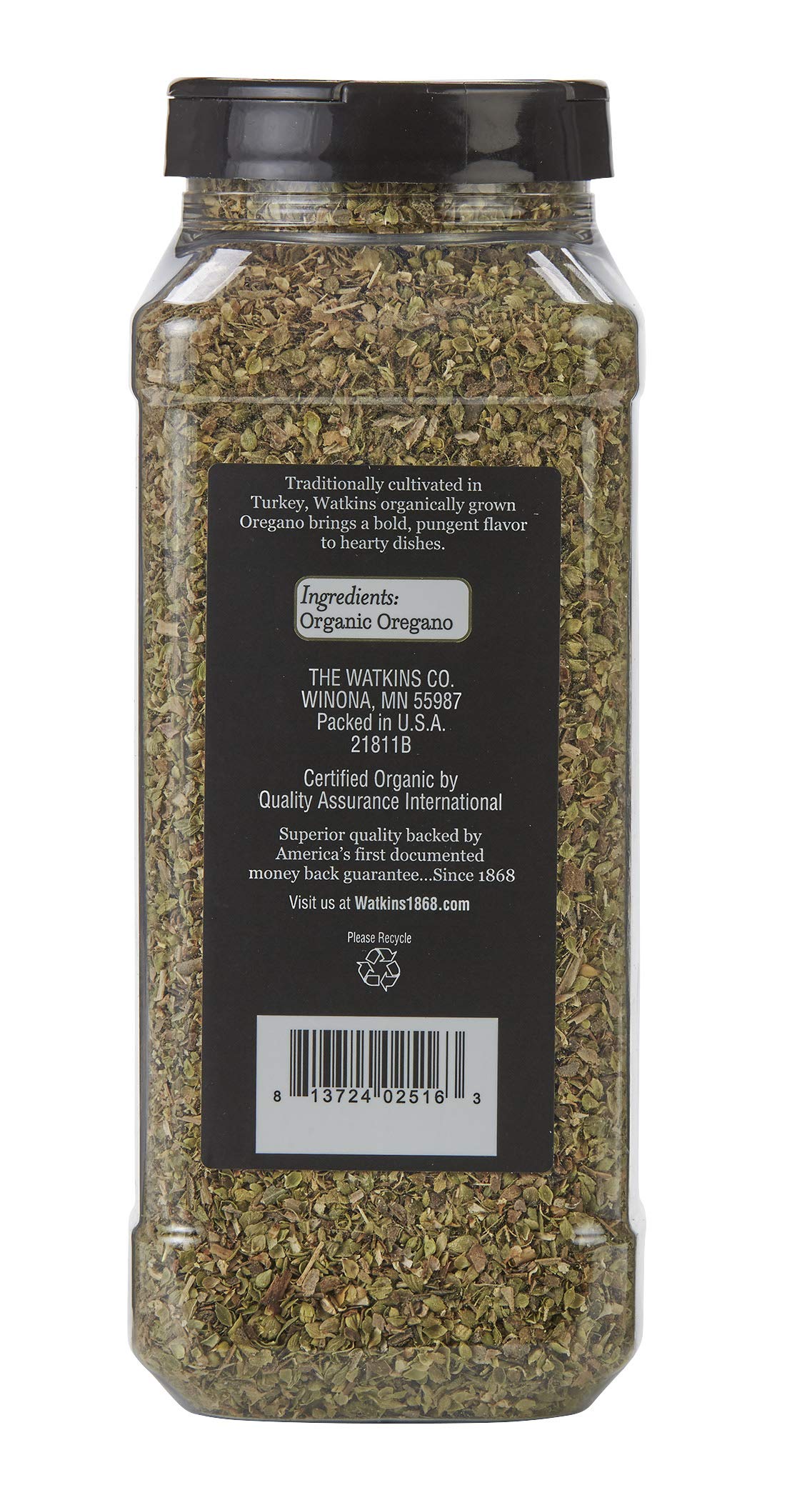 Watkins orégano textura cercana revela hojas secas y frescura aromática