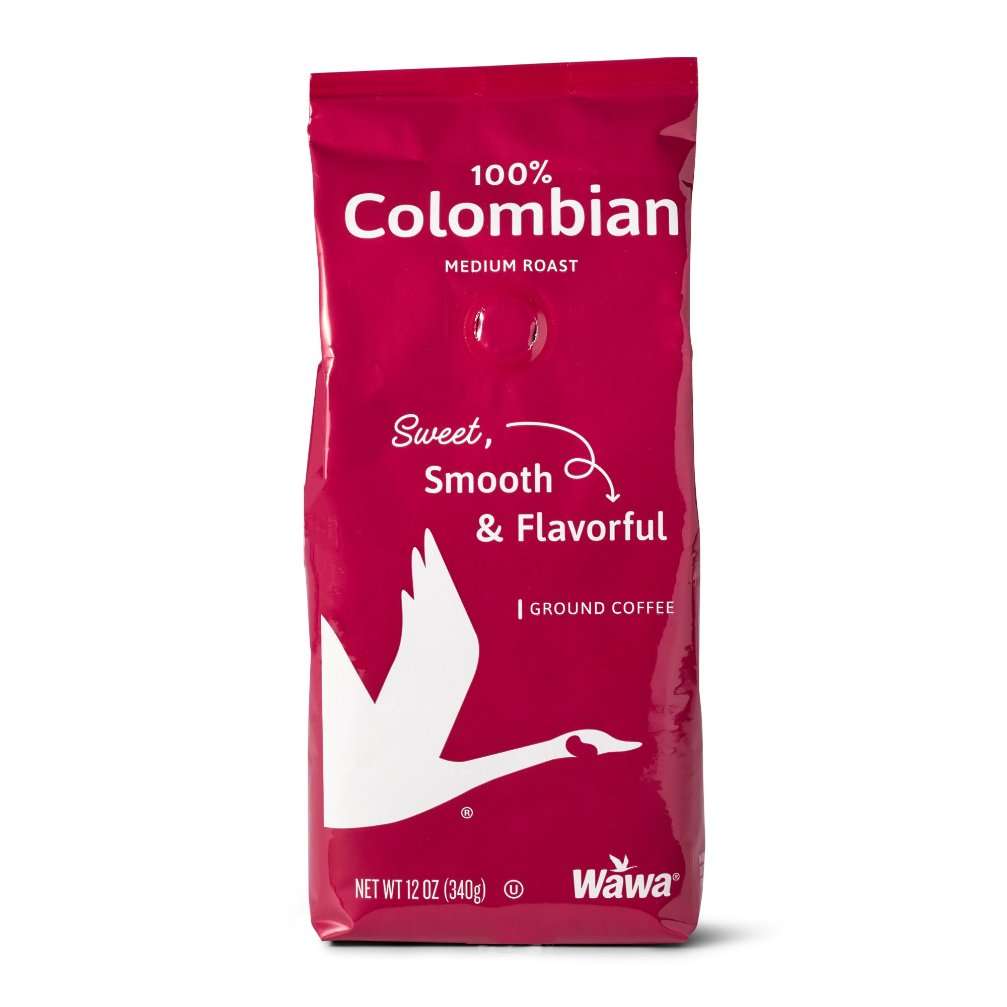 Wawa empaque frontal 12 oz mostrando la marca y blend equilibrado