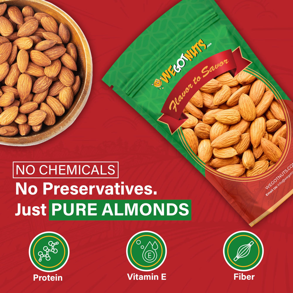 We Got Nuts almendras en bol listas para consumir como snack saludable