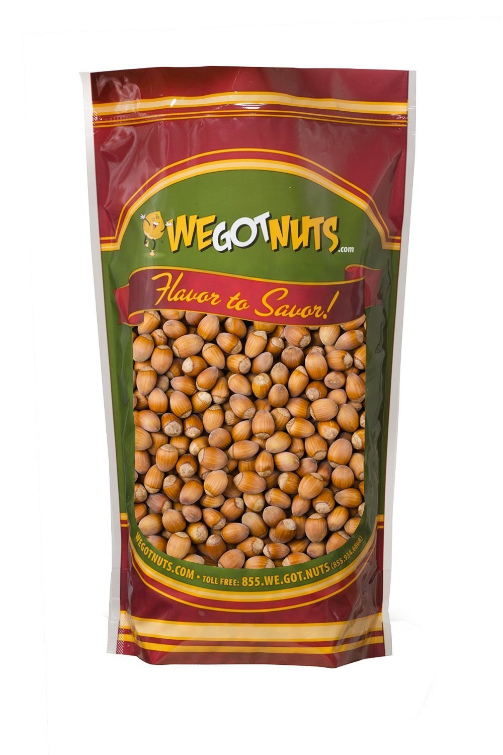 We Got Nuts cierre resellable detalle que mantiene frescura