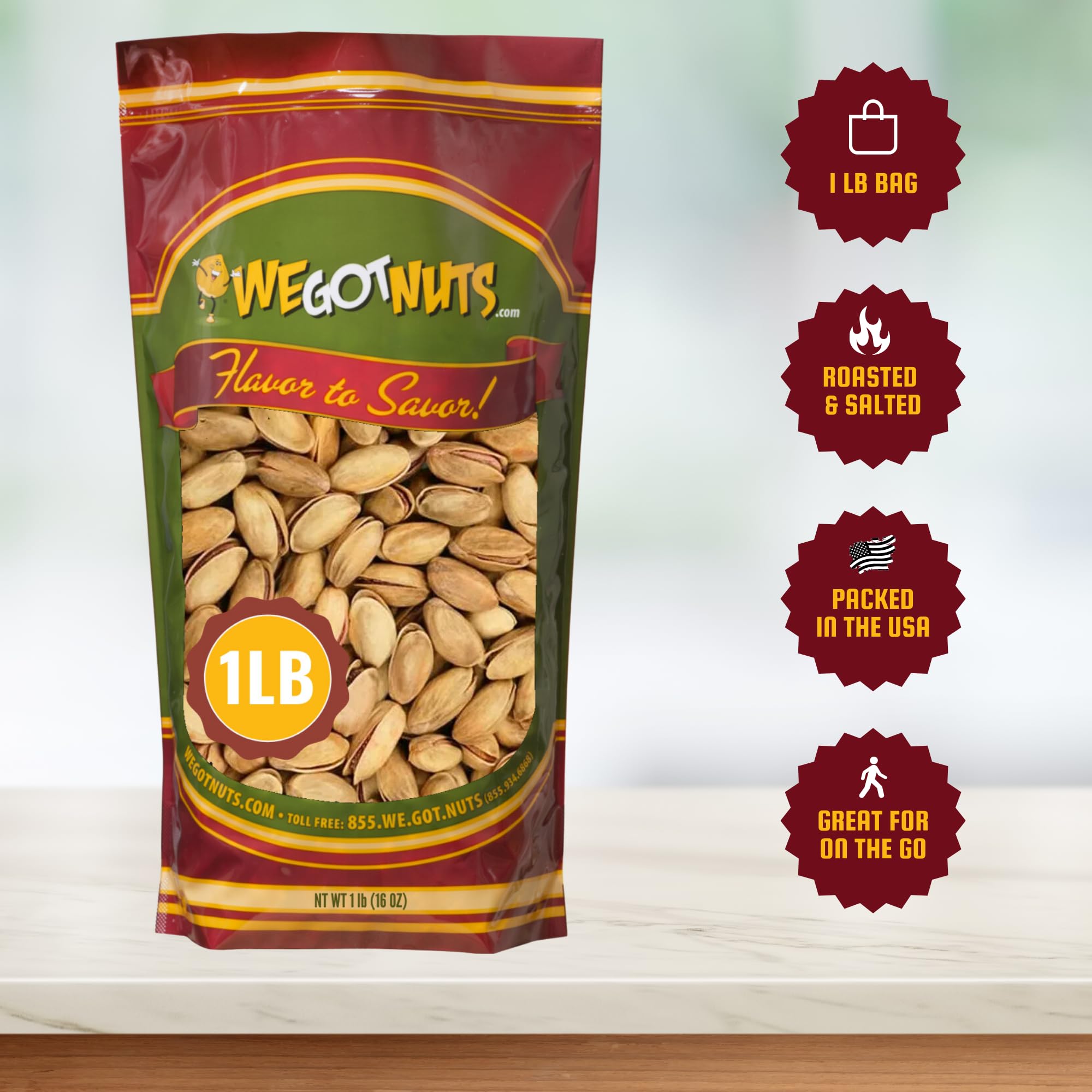 We Got Nuts primer plano del tostado y textura crujiente para sabor intenso