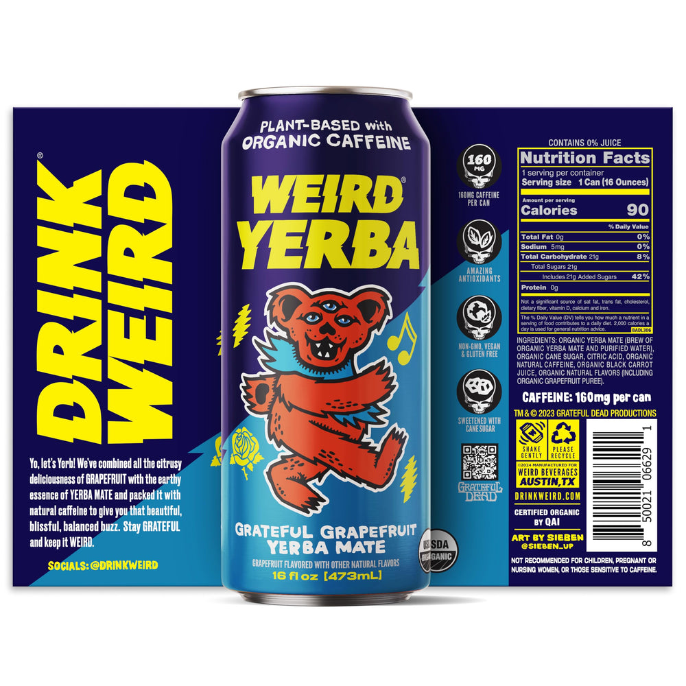 WEIRD textura burbujeante en primer plano aporta sensación refrescante