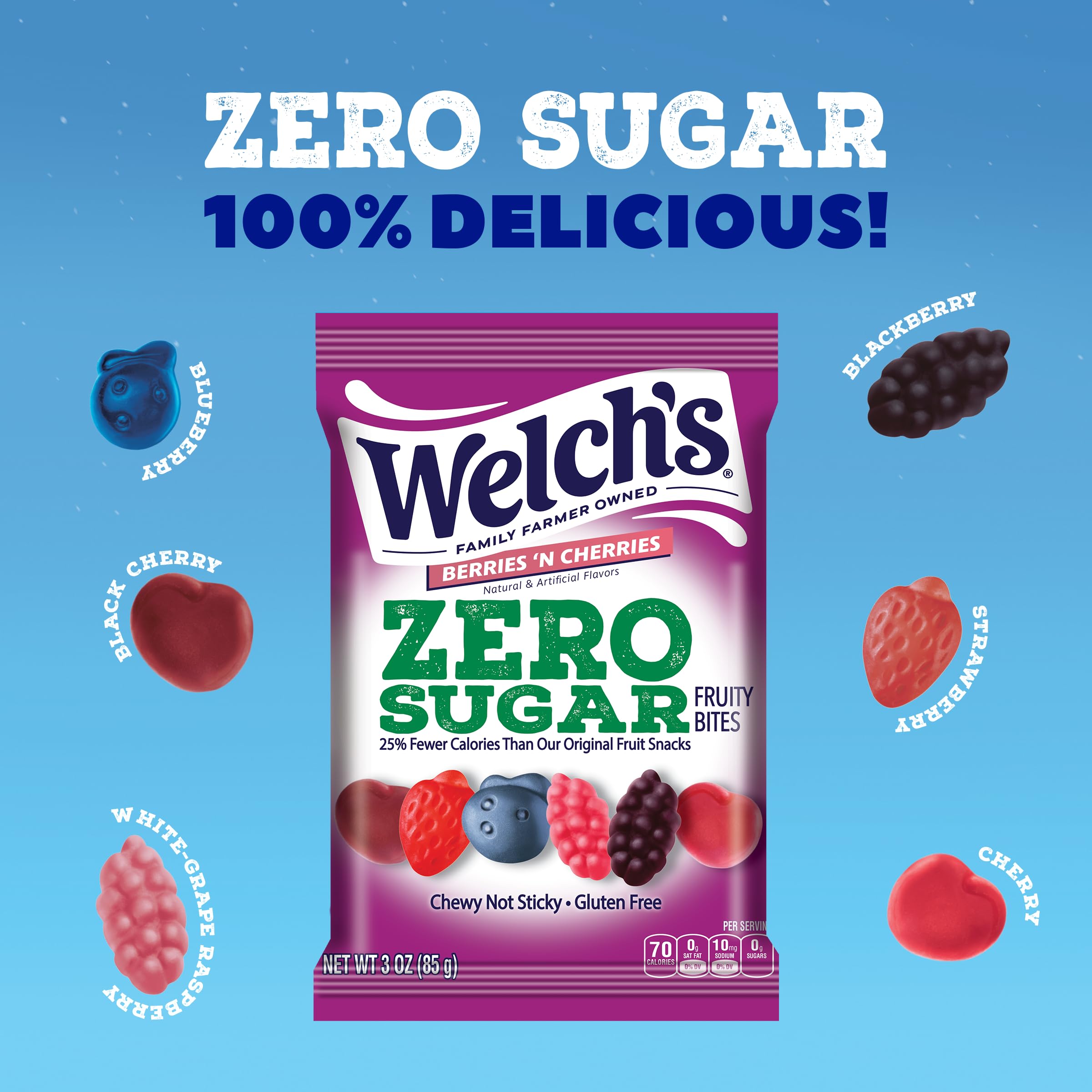 Welch's bolsa abierta con porción lista para consumo rápido