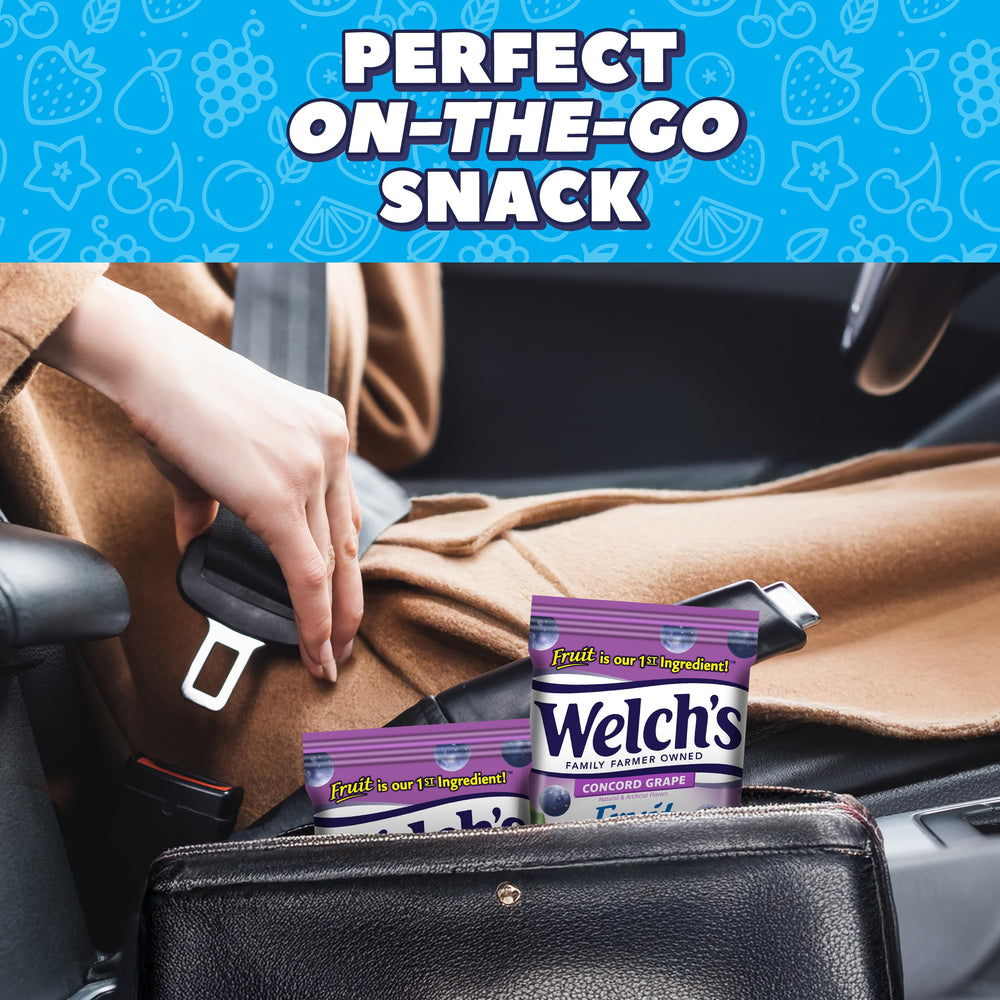 Welch's bolsa abierta con porción lista para consumo y fácil transporte