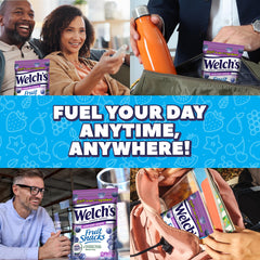 Welch's comparación de tamaño en mano para apreciar la porción práctica