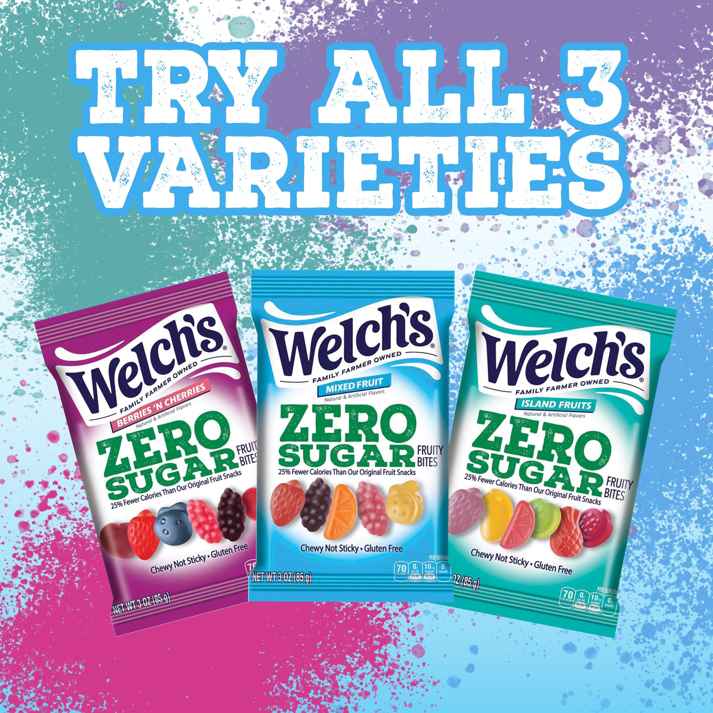 Welch's caja abierta mostrando las seis unidades listas para usar