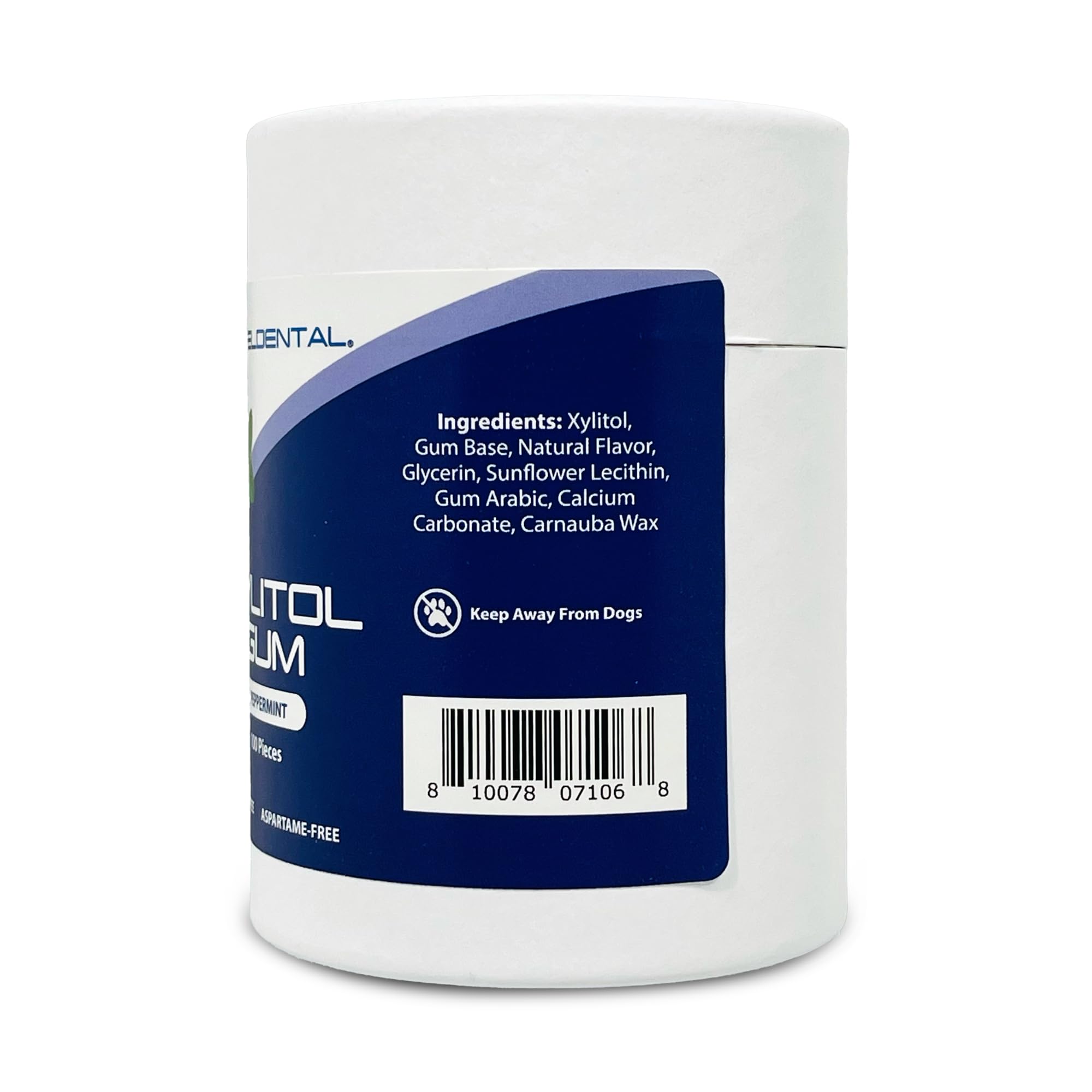 WELdental chicle en uso por persona tras comida, frescura y conveniencia