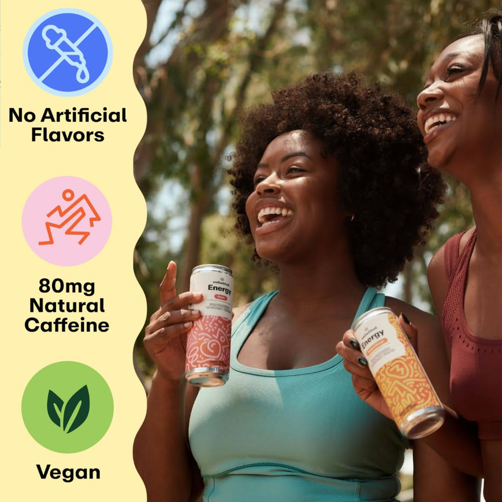 WellWithAll comparación de tamaño en mano, beneficio: porción práctica de 12 oz