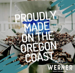 Werner etiqueta con ingredientes y origen americano, confianza