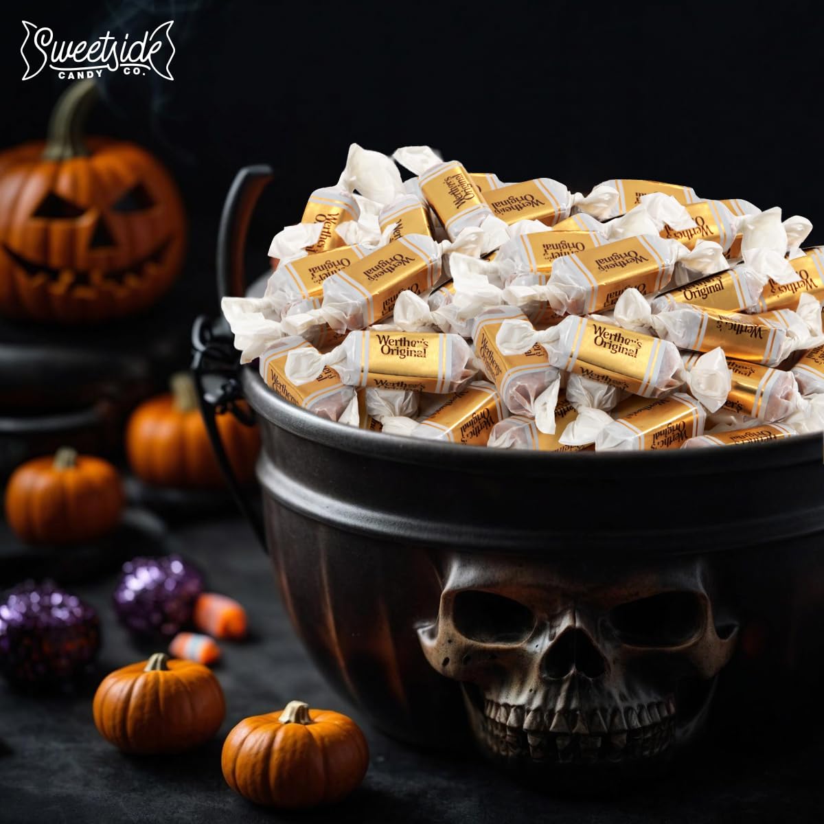 SWEETSIDE CANDY CO. mesa de fiesta con caramelos, ideal para eventos y celebraciones