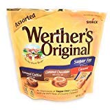 Werther's vista frontal del pack doble, muestra el empaque y conveniencia