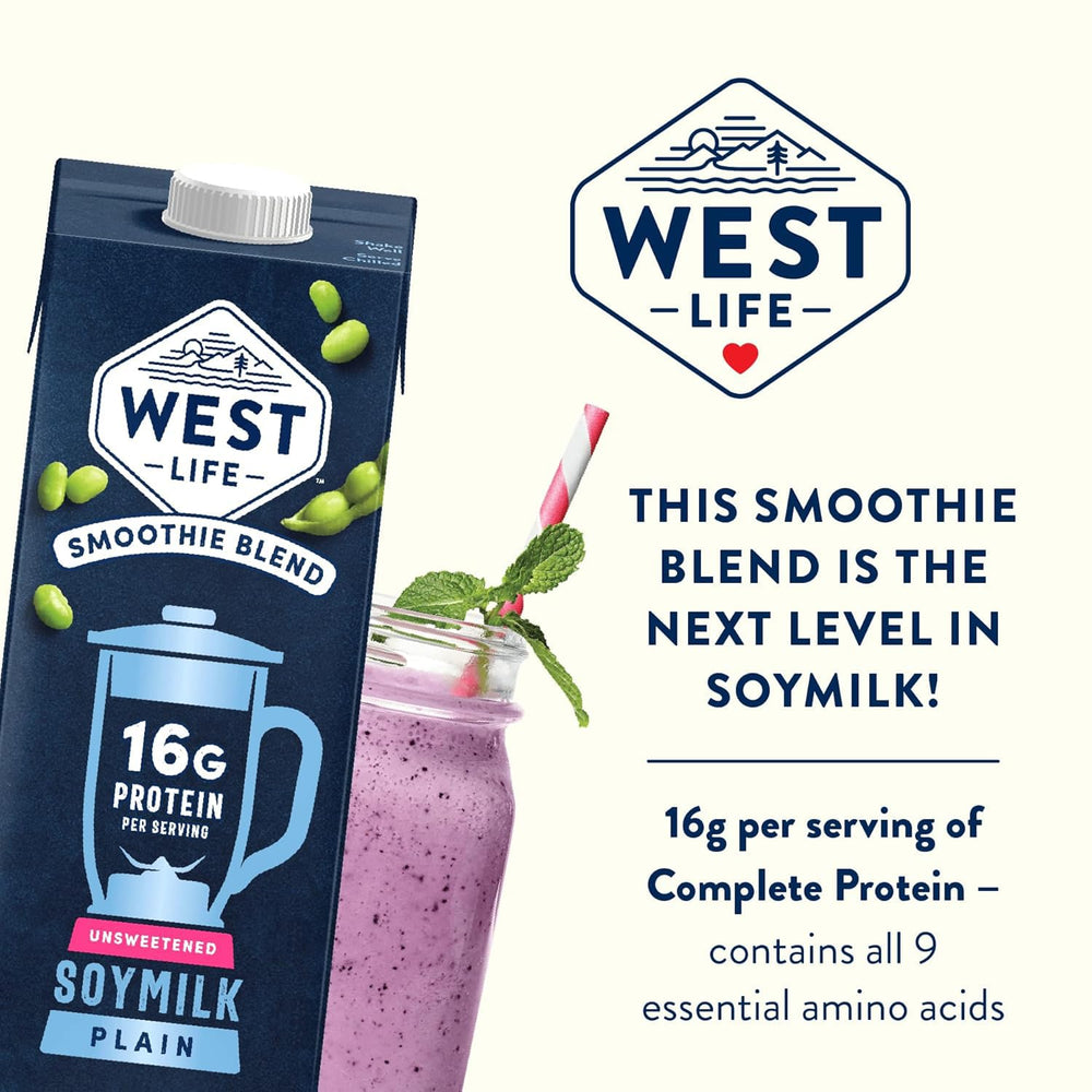 West Life vertiendo en tazón de cereal para sustituir leche y añadir proteína