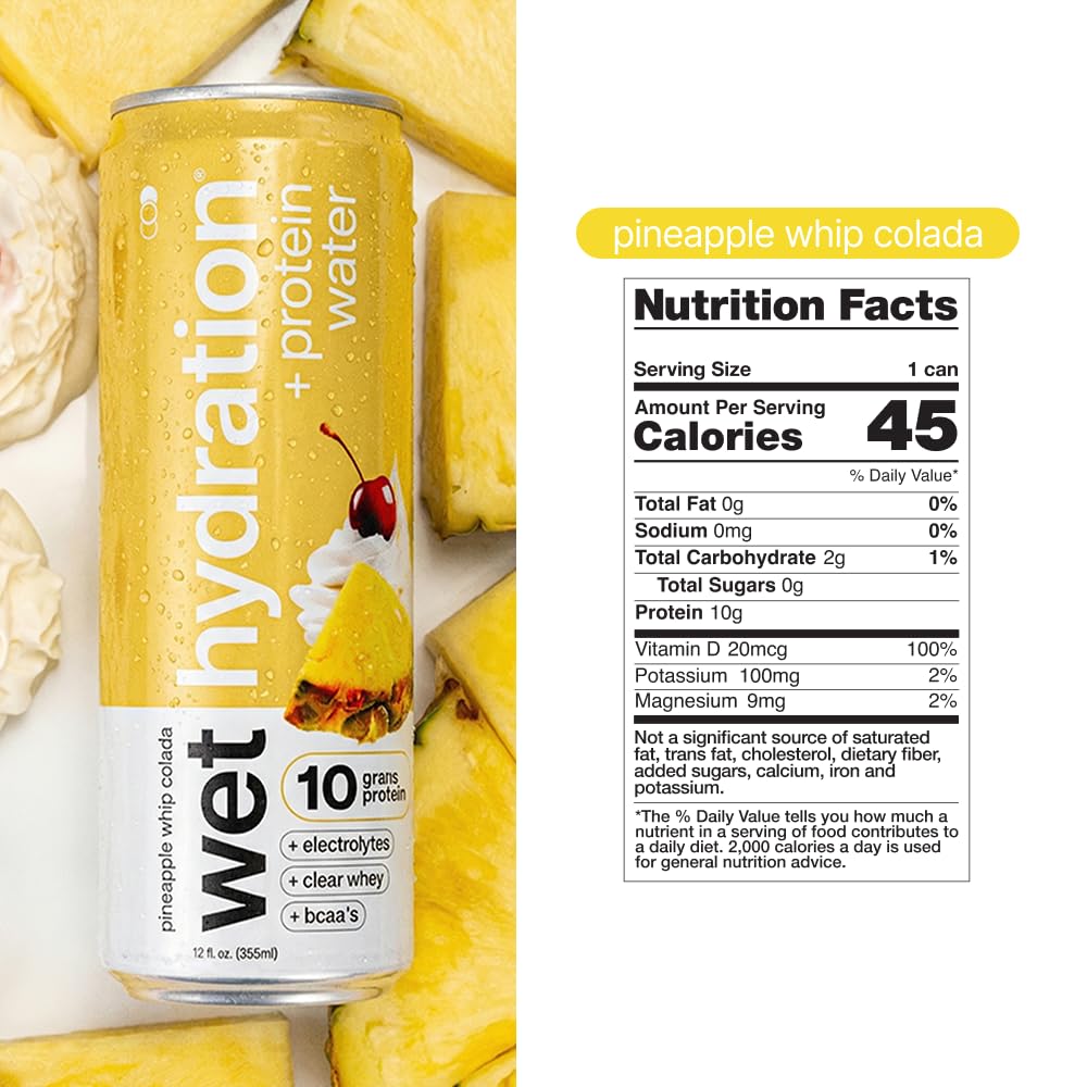 Pack de 12 WET HYDRATION en ambiente playero destacando disponibilidad para compartir