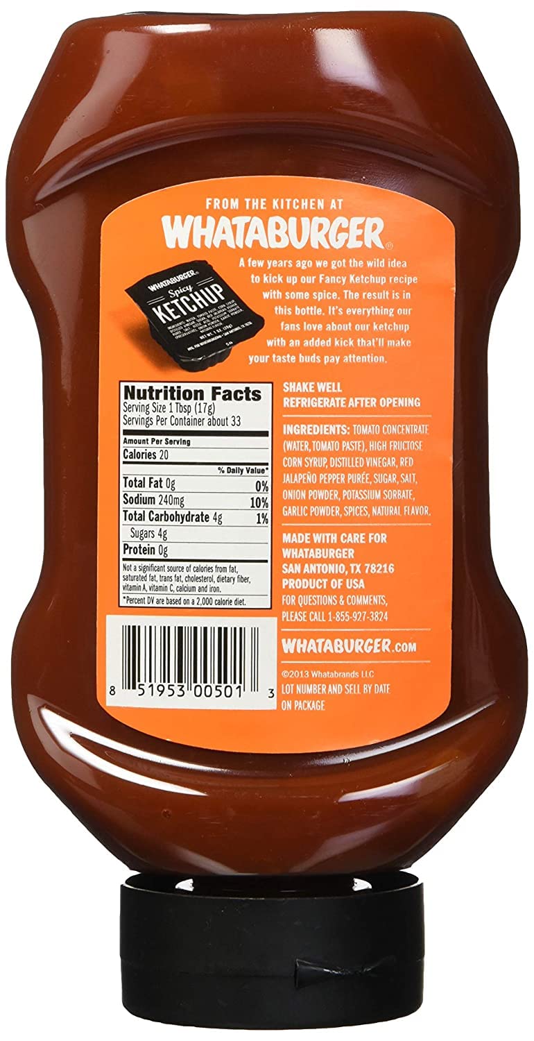 Whataburger primer plano de textura espesa del ketchup picante realza sabor