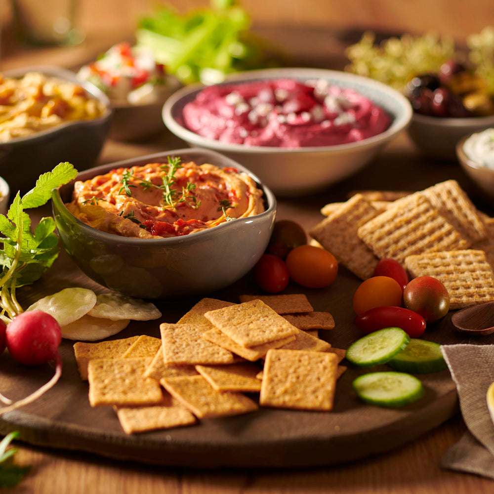 Wheat Thins con queso y fruta, Wheat Thins combina con sabores suaves